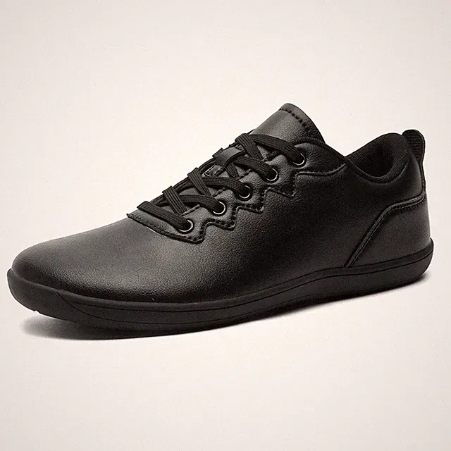Men Barefoot Walking Shoes Wide Toe Box Zero Drop Artificial Leather Sneakers