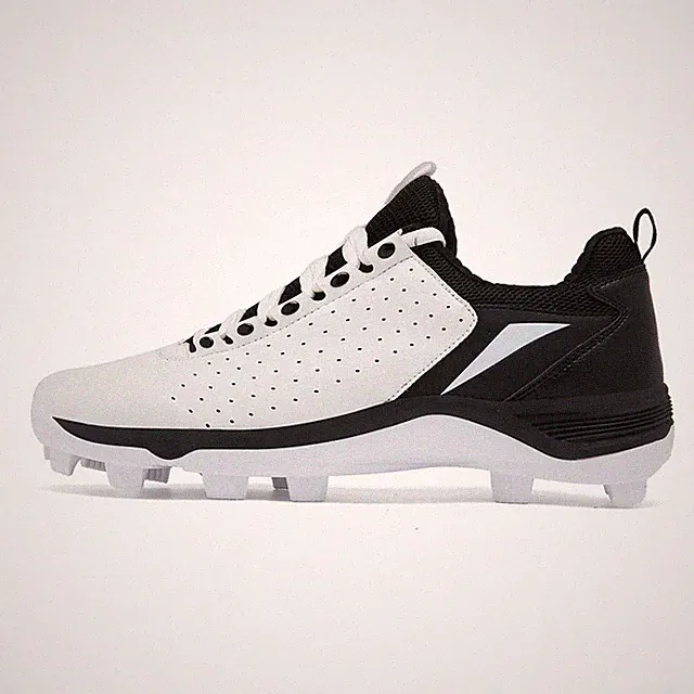 Men Baseball Shoes Training Spikes Non-slip Cleat Turf Softball Sneaker Beginner