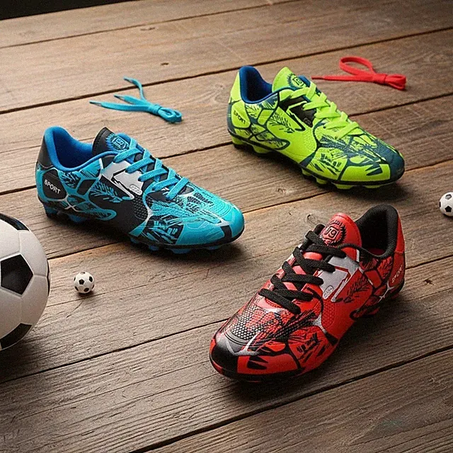 Men Kids Soccer Cleats Football Boots Non Slip Training Shoes