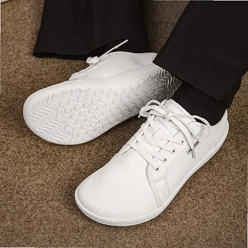Men Minimalist Barefoot Shoes Unisex Wide Width Fashion Sneakers Walking Boots