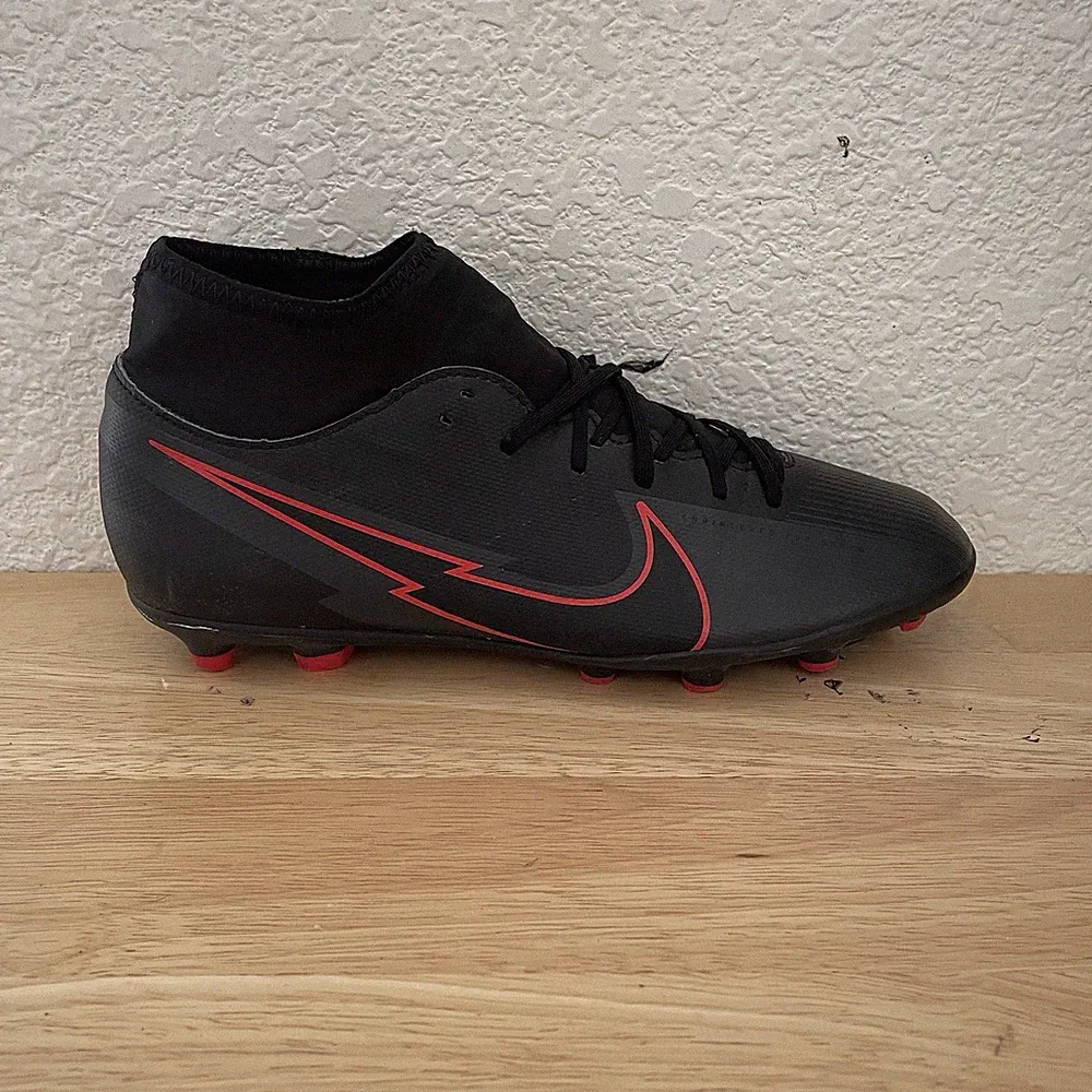 Men Nike Mercurial Superfly 7 Club MG Multi Ground Black Elite Red Soccer Cleats