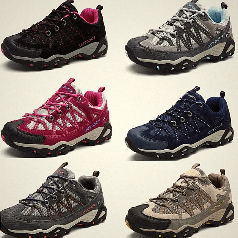 Men Outdoor Adventure Shoes Anti-Slip Grip for Hiking Trail Shock-Absorbing Boot
