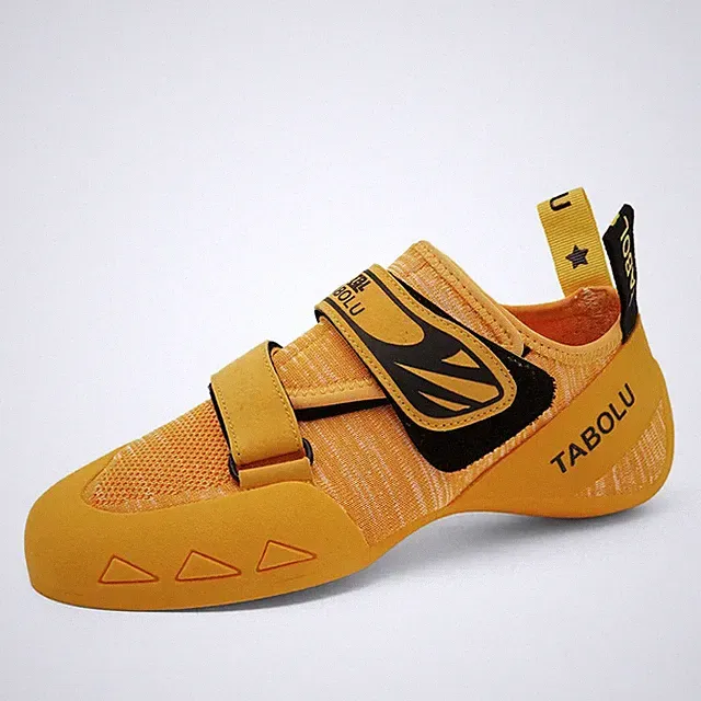 Men Rock Climbing Rotary Buckle Professional Training Shoes Leisure Sports Boots