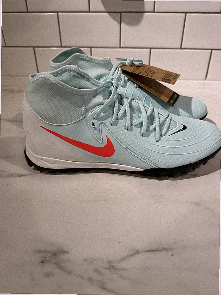 Men's 10.5 NIKE PHANTOM LUNA II ACADEMY TF BLUE FJ2566 SOCCER TURF CLEATS