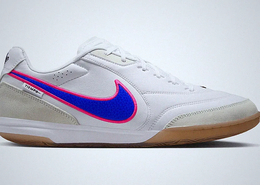 Men's 10 Nike Tiempo Streegato Indoor Court Soccer Shoes IC HQ7017-146 White