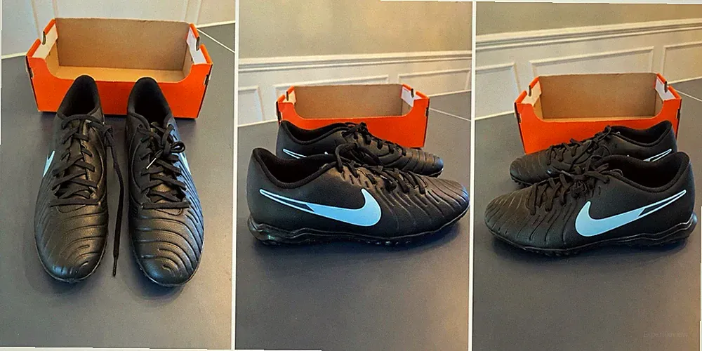 Men’s 11.5 Nike Legend 10 Club Turf Soccer Shoes Cleats DV4345-003 Black Blue