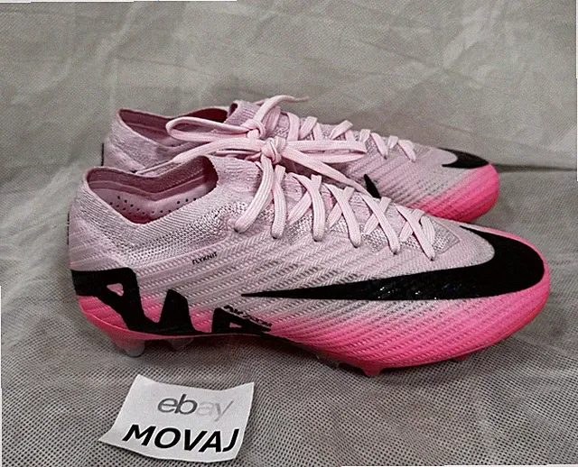 Men's 4 Nike Zoom Mercurial Vapor 15 Elite SG Pro Pink FD0253-601 Soccer Cleats