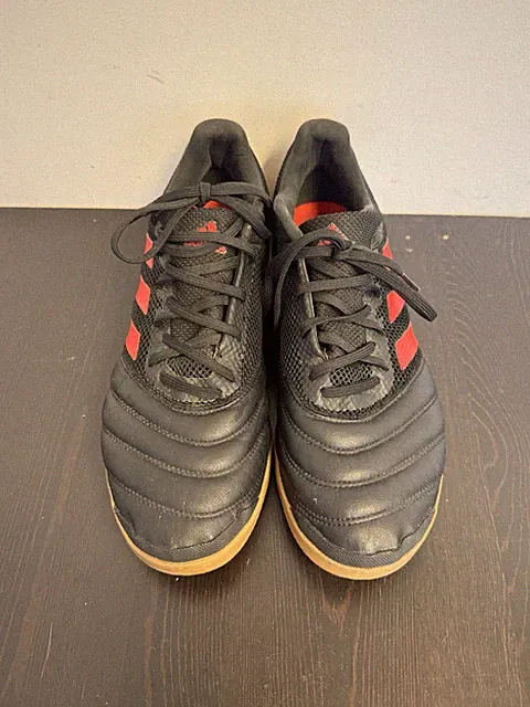 Men's Adidas Copa 19.3 IN Sala Indoor Soccer Shoe In Black and Red