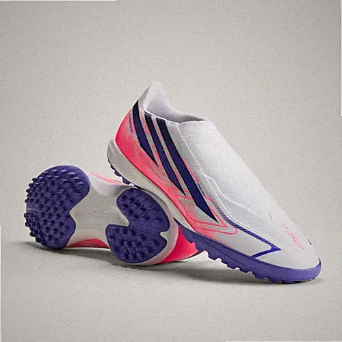 Men's Adidas F50 Hyperfast League Laceless Turf Soccer Cleats
