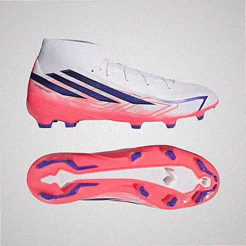 Men's Adidas F50 Hyperfast League Mid Firm Ground Soccer Cleats
