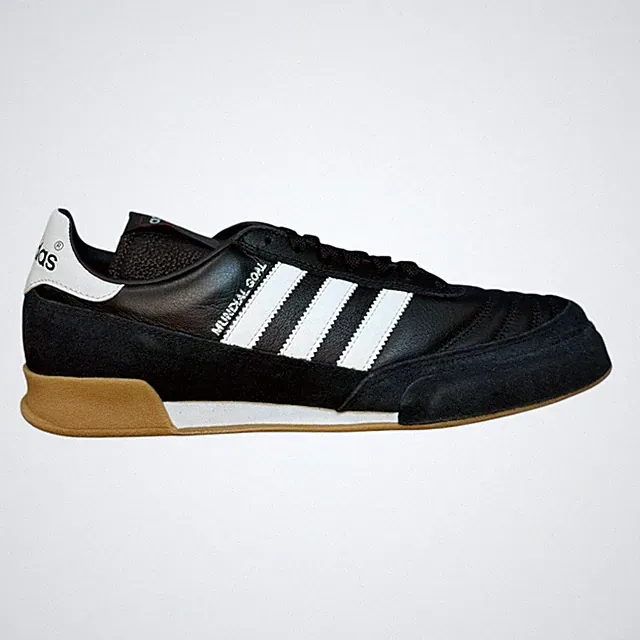 Men's Adidas Mundial Goal Indoor IN Soccer Shoes, Black, 019310