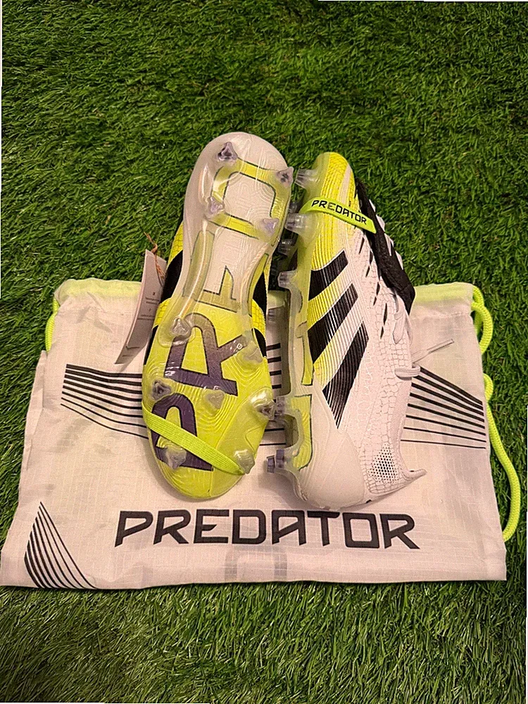 Men's Adidas Predator Elite FT Tongue AG Soccer Cleats JS0945 Size 6 with bag