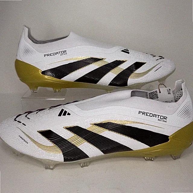 Men's Adidas Predator Elite Laceless Firm Ground Soccer Cleats Size 13 JI1079