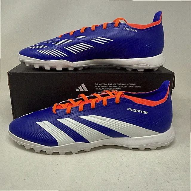 Men's Adidas Predator League TF Blue Soccer Cleats / ID0910 / size 11