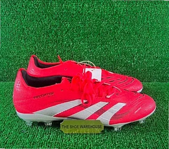 Men's Adidas Predator Pro FG Red Soccer Cleats ID3856 Size 8