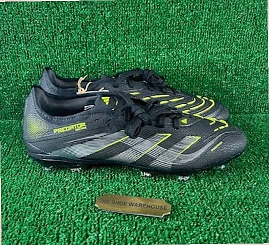 Men's adidas Predator Pro FG Soccer Cleats Black JI1197 Size 7.5