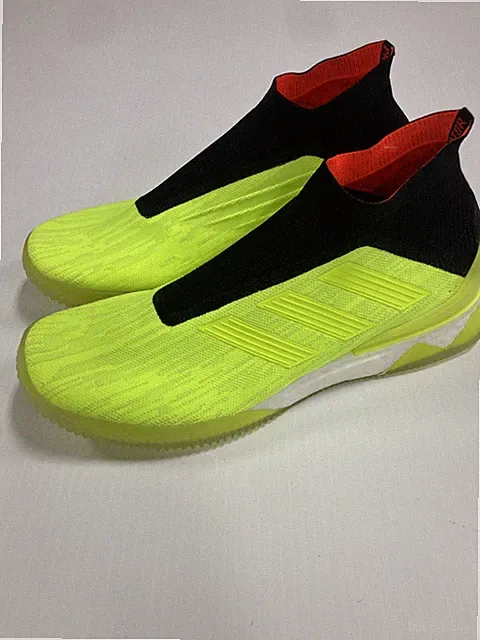 Men's Adidas Predator Tango 18+ Solar Yellow Turf Soccer Shoes AQ0601 Size 9.5