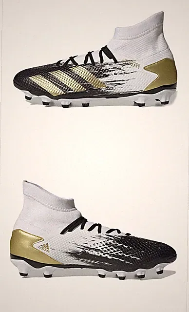 Men's Adidas Soccer Cleats Size 11.5 Textile Upper With Soft Heel