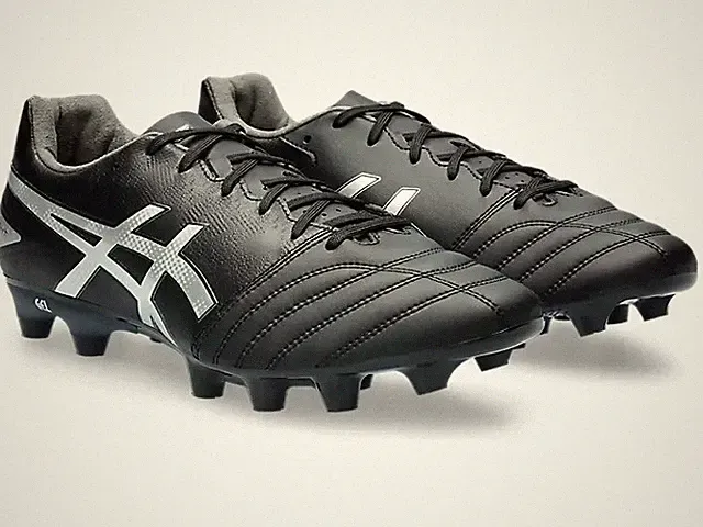 Men`s Asics DS LIGHT ADVANCE WIDE 1103A098 001 Black/Pure Silver Soccer Cleats