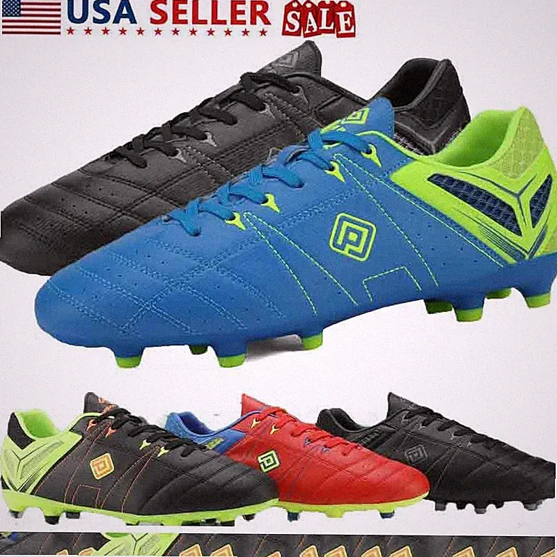 Men's Boys Soccer Cleats Soccer Shoes Football Shoes US Size 6.5-13