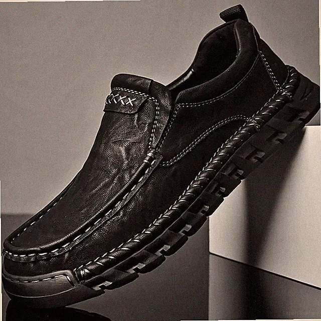 Men's Business Leather Shoes Handmade Office Evening Dress Party Moccasins Boots