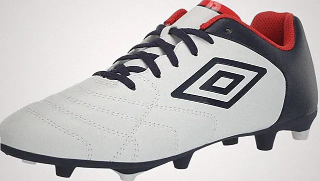 Men's Classico XI FG Soccer Cleat, White/Navy/Red, 10