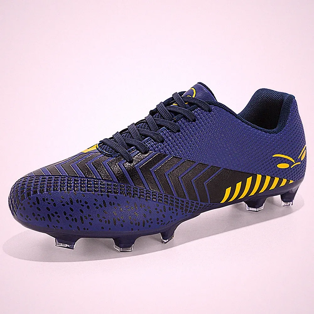Men's Fashion Low Top Cleats Spike Soccer Football Shoes Non-Slip Outdoor Fir...