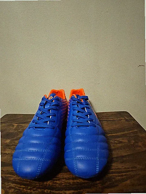 Men's Firm Ground Soccer Cleats Soccer Shoes,Size 11,Royal/Orange,SUPERFLIGHT-1
