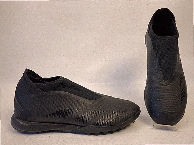 Men’s Football Soccer Adidas Predator Accuracy.3 Laceless GW4644 Black Sz 7.5