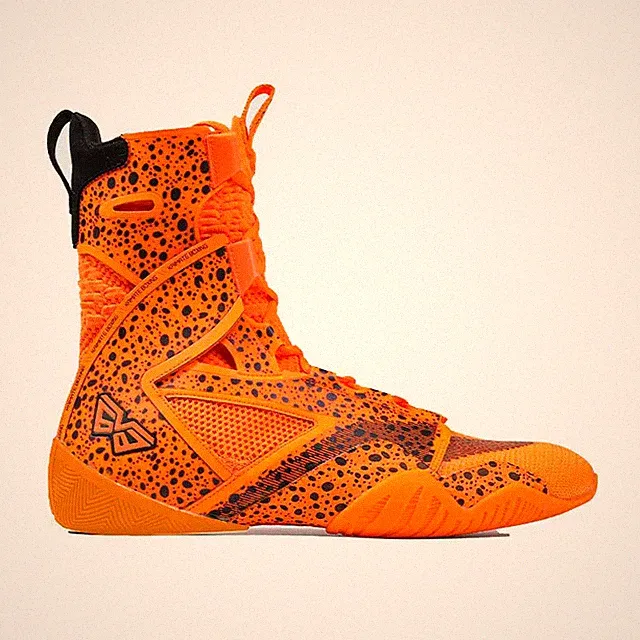Men's High Tube Boxing Sneakers Fighting Shoes Hard-Wearing Gym Wrestling Boots
