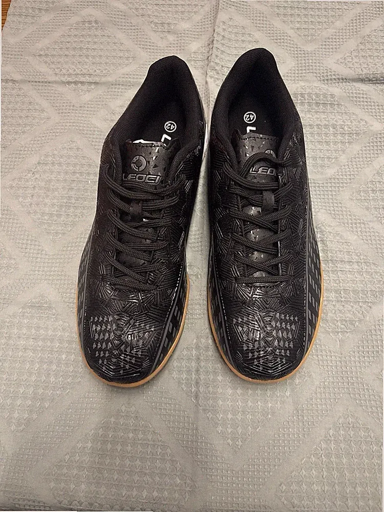 Men'S Indoor Soccer/Futsal Shoes for Indoor Rubber Flat Outsole for Training