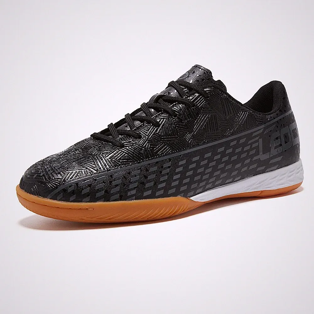 Men's Indoor Soccer Shoes Athletic Women's Rubber Futsal Shoes for Trainer Fl...