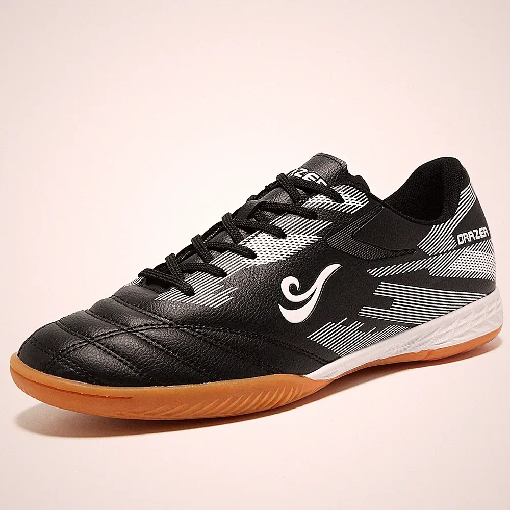 Men's Indoor Soccer Shoes for Futsal Sports Women's Trainer Athletic Flat Out...