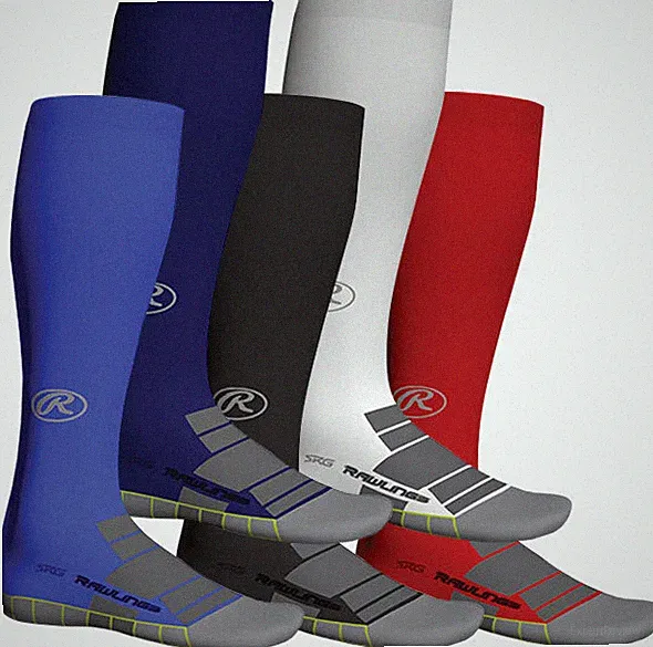 Men’s Knee High Compression Socks 15-20 mmHg Medical Support Athletic Fit