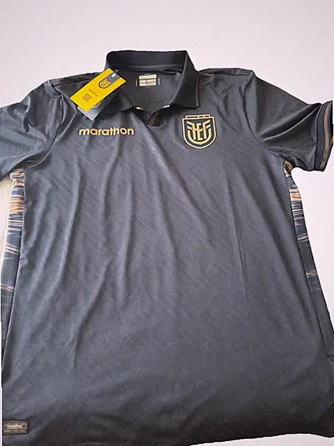 Men's Marathon Authentic Ecuador National Navy Soccer Jersey Fifa 2026