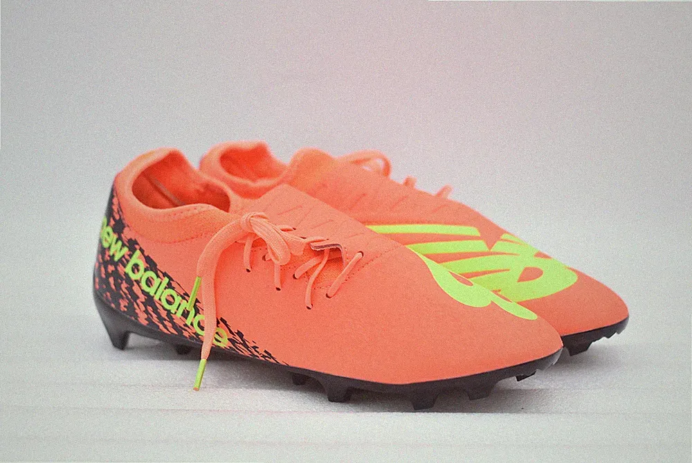 Men's New Balance Furon Firm Ground Soccer Cleats Orange Size 12