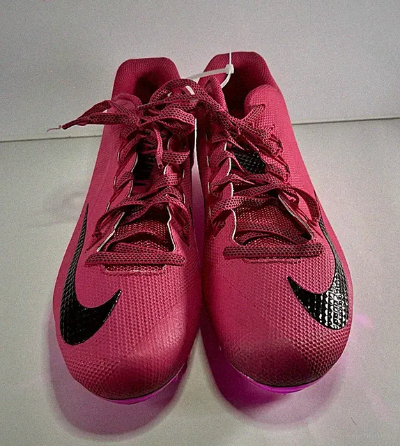 Men’s Nike Alpha Pro Football Cleats Pink Breast Cancer Edition Size 14