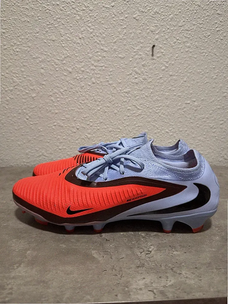 Men's Nike Phantom 6 Low Pro FG Soccer Cleats Blue Red HJ4122-400 Size 9