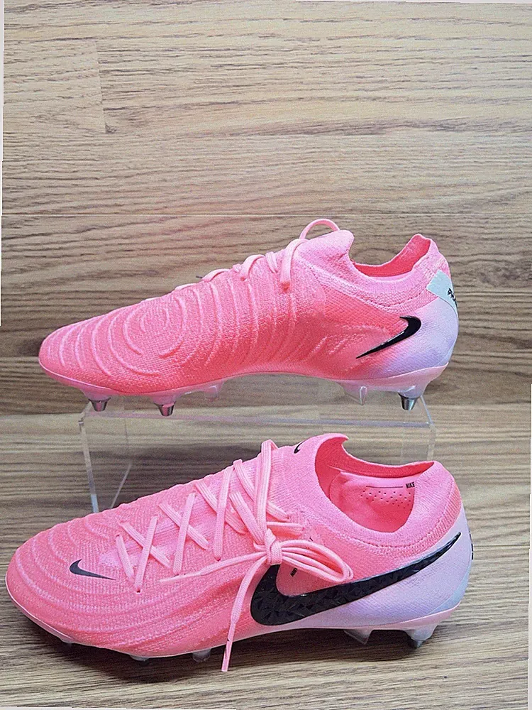 Men's Nike Phantom GX 2 Elite SG Pro Pink Soccer Cleats FQ9034-600 Size 8