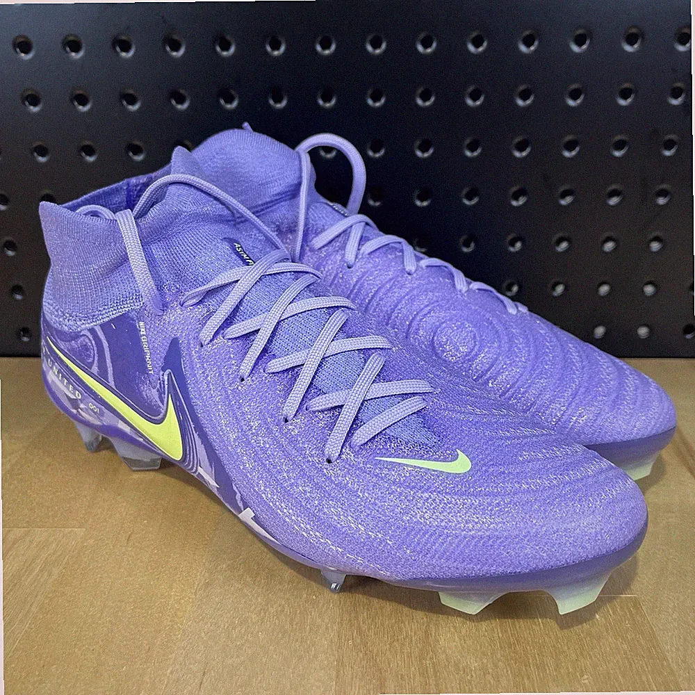 Men's Nike Phantom Luna 2 Elite FG Soccer Cleats Purple HF1600-500 Size 6.5 NEW