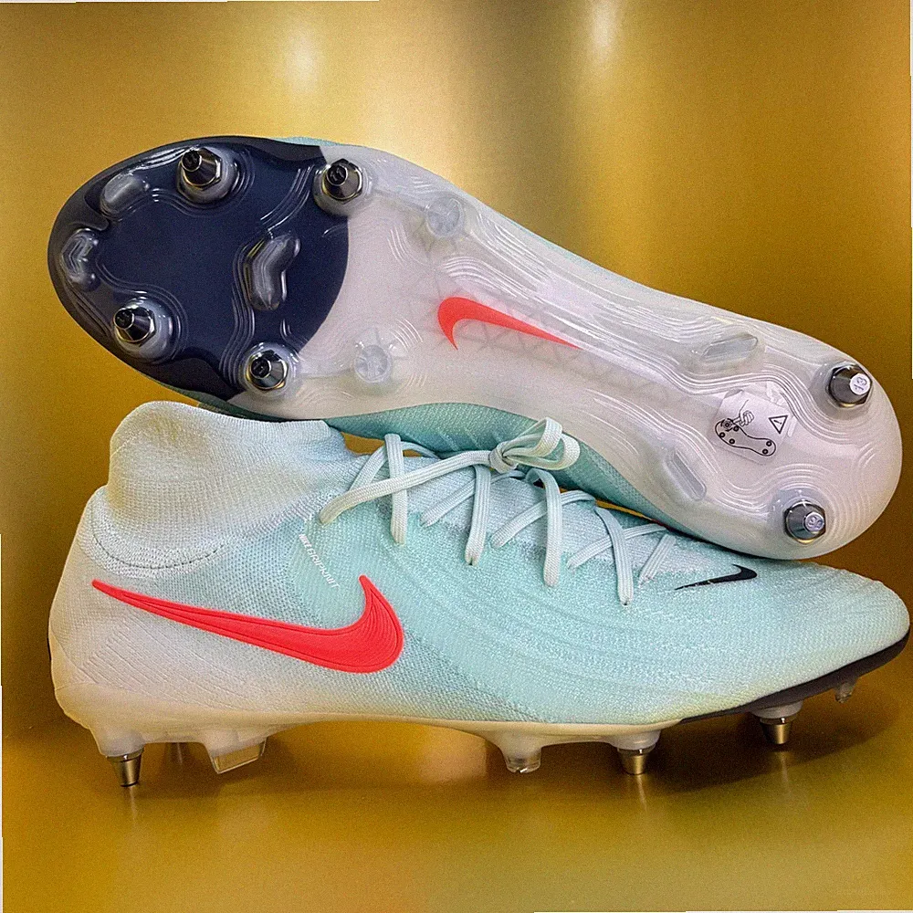 Men's Nike Phantom Luna 2 Elite SG Pro Mint Blue Soccer Cleats HF4359-300 Sz 14
