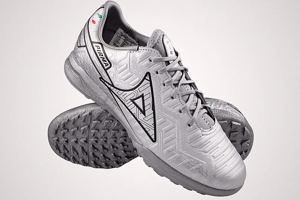 Men's Pirma Turf Shoes Skin Gamer 3047 Color Silver/Black