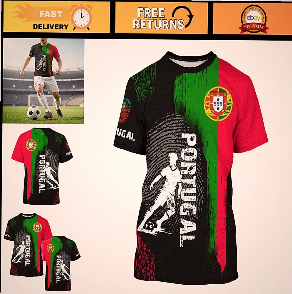 Men's Short-Sleeve Soccer Jersey - Breathable Athletic Training Shirt, Casual Sp