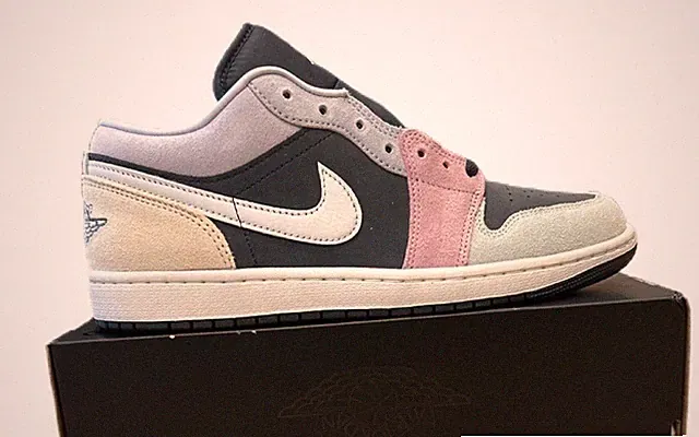Men's Size 10 Air Jordan 1 Low SE (IB7109 004) Black Pastel
