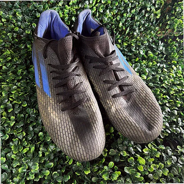 Men’s Size 11.5 Adidas X Speedflow.3 Soccer Cleat Black/Blue FY3296
