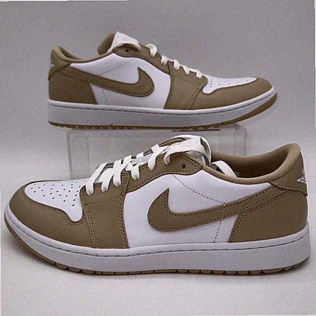 Men's Size 11.5 Jordan 1 Low Golf (DD9315-117) White Linen New Sneaker