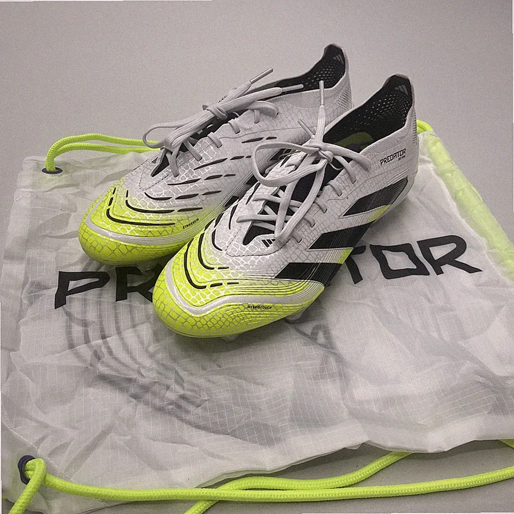 Men’s Size 11 Adidas Predator Elite SG JI1067 White Green Soccer Cleats Futbol
