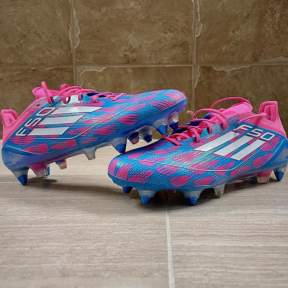 Men’s Size 6.5 adidas F50 Elite SG (Soft Ground) Soccer Cleats NWOB Solar Pink