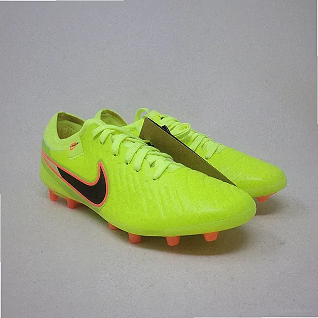 Men's Size 6 Nike Tiempo Legend 10 Pro AG-Pro 'Volt Crimson' DV4334-701 Cleats
