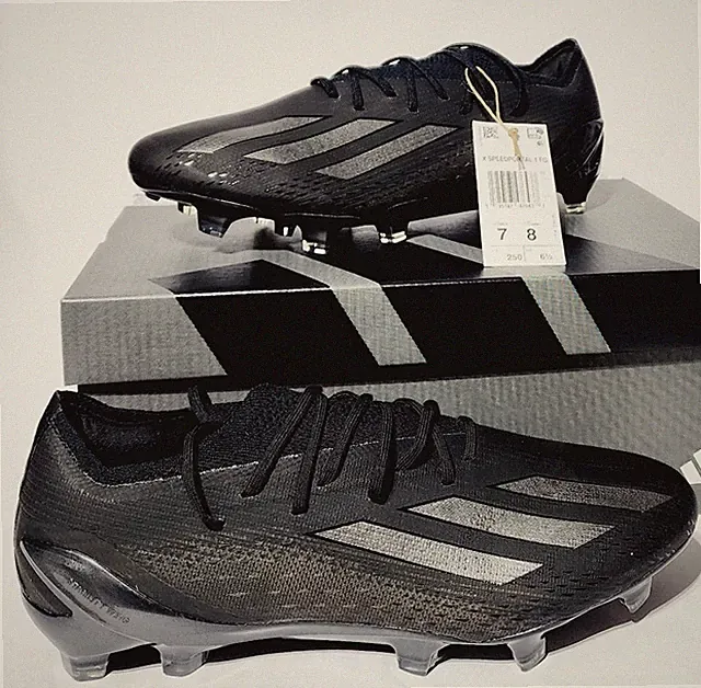 Men’s Size 7 Adidas X Speedportal.1 FG GZ5106 Black Soccer Cleats Football NEW
